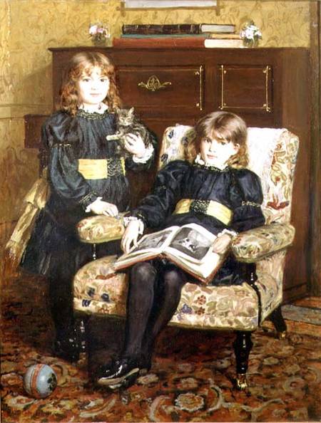 Portrait of May and Violet Craik from William Hippon Gadsby