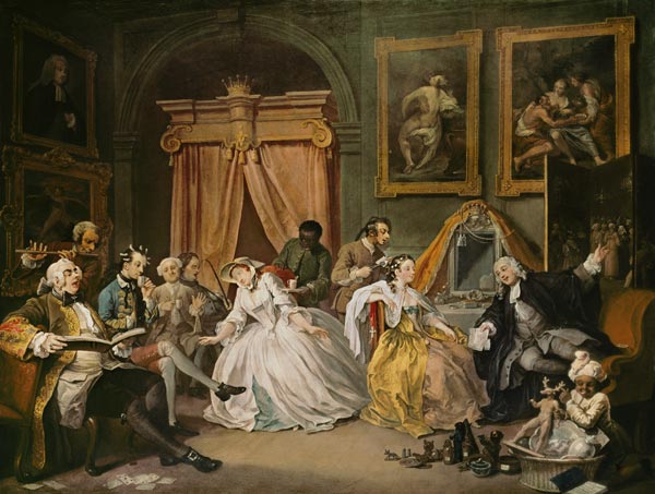 Marriage a la Mode: IV, The Toilette from William Hogarth