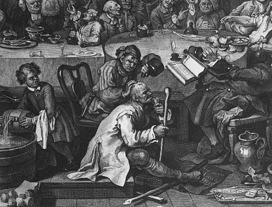 An Election Entertainment, 1755 (detail of 396068) from William Hogarth
