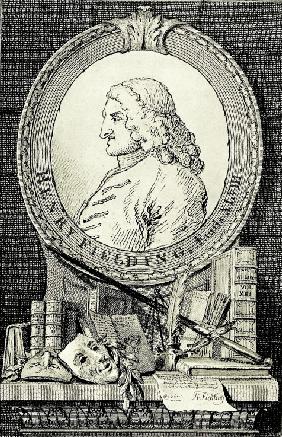 Portrait of the novelist and playwright Henry Fielding (1707-1754)