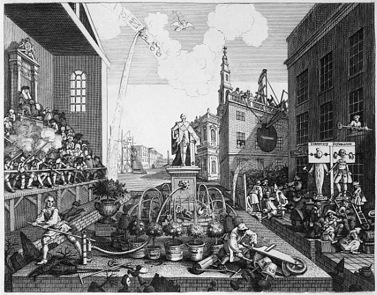 The Times, Plate II from William Hogarth