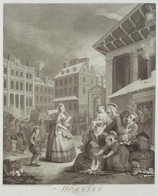 Times of the Day: Morning (engraving) from William Hogarth