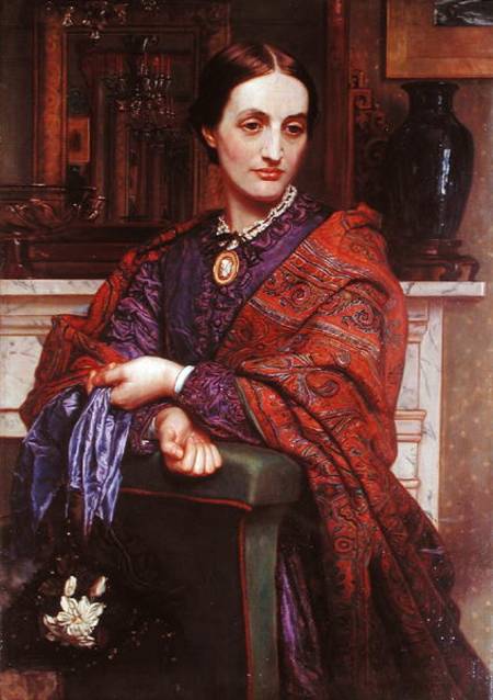 Portrait of Fanny Holman Hunt (1833-66) from William Holman Hunt