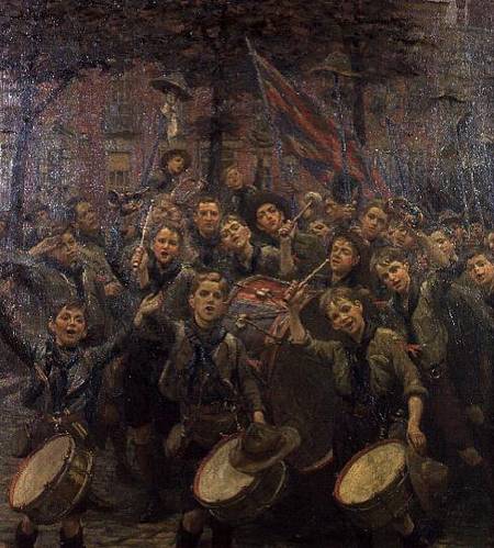 Cheering the Chief Scout, Dowry Square, Hotwells from William Holt Yates Titcomb