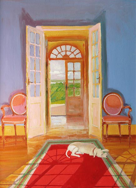 Galonne, 2003 (oil on board)  from William  Ireland