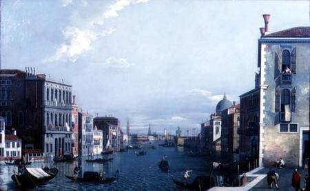 The Grand Canal looking towards the Dogana and the Doge's Palace from William James