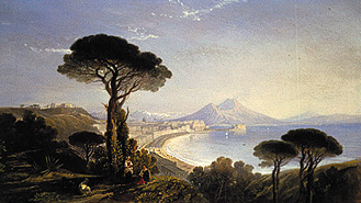 Blick auf den Golf von Neapel from William James Muller