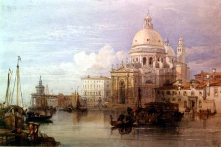 Santa Maria della Salute from the Grand Canal, Venice from William Leighton Leitch
