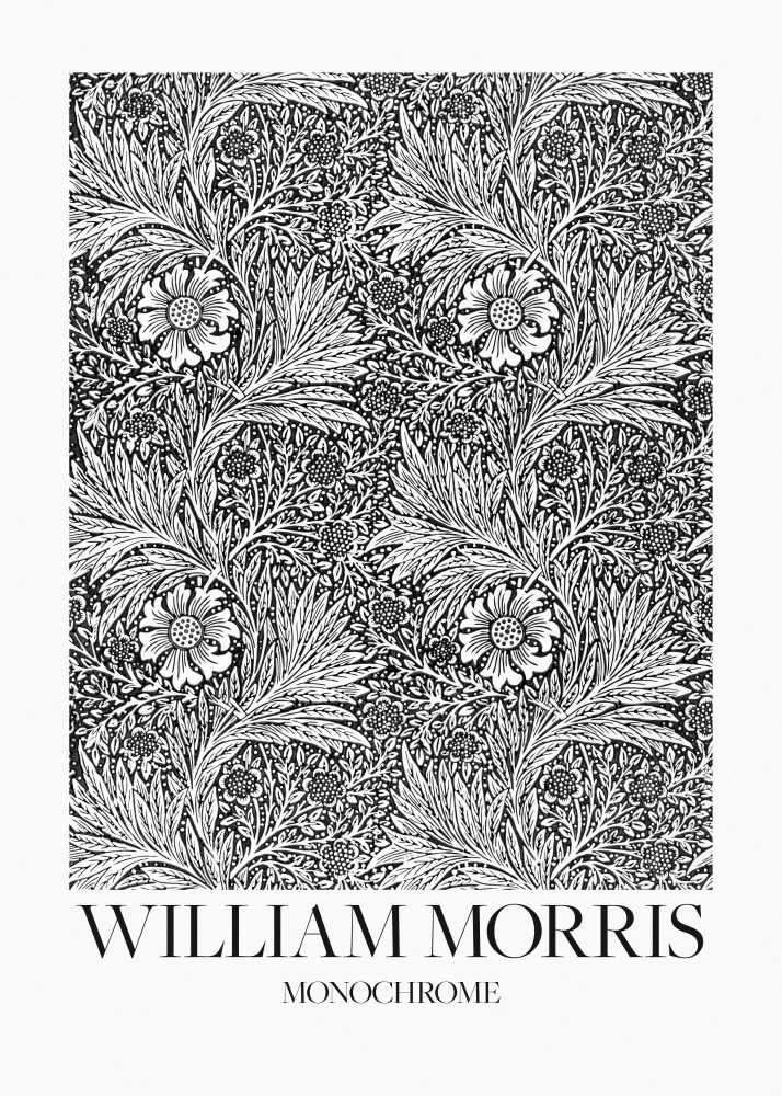 Ringelblume Monochrom from William  Morris