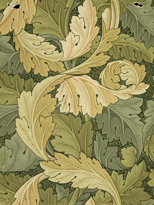 Wallpaper Design with Acanthus/Woodland colours, 1875 from William  Morris