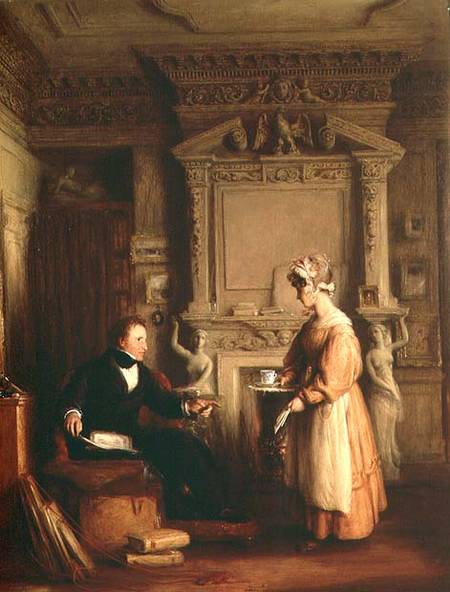 John Sheepshanks and his maid from William Mulready