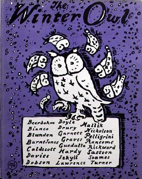 Cover von The Winter Owl, herausgegeben von Cecil Palmer, London, 1923 (siehe auch 109806)