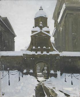 Das Ehrentor unter dem Schnee, 1924