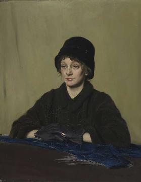 Das Mädchen mit einem zerlumpten Handschuh, 1909