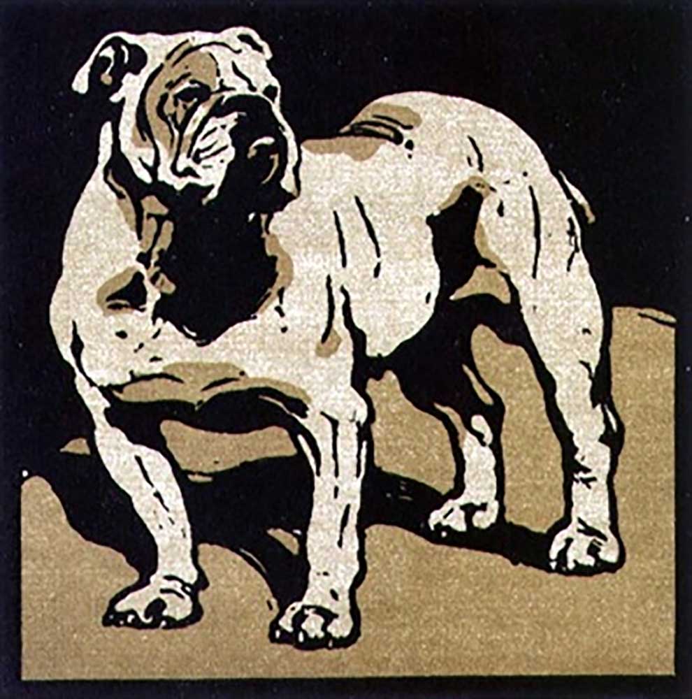 Der britische Bulldog, aus "The Square Book of Animals", herausgegeben von William Heinemann, 1899 from William Nicholson