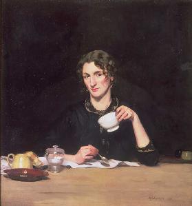 Eine Dame beim Frühstück oder Le Dejeuner de Marie, 1911