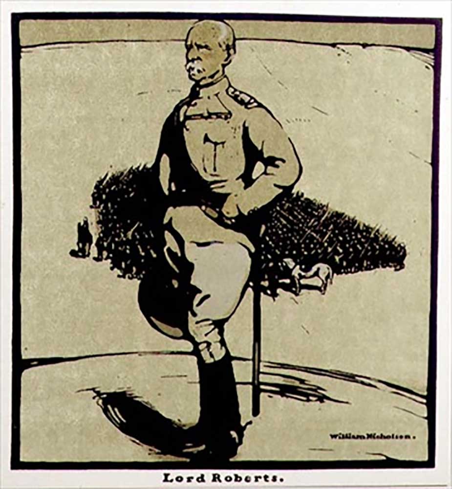 Lord Roberts, aus "Twelve Portraits", erstmals veröffentlicht von William Heinemann, 1899 from William Nicholson