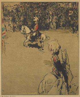 Lord Roberts zu Pferd, 1900
