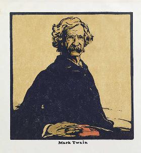 Mark Twain, aus "Zwölf Porträts - Zweite Serie", erstmals 1902 bei William Heinemann erschienen