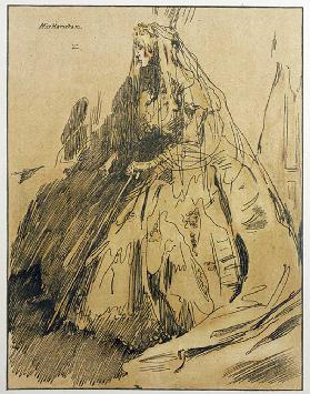 Miss Havisham, Illustration aus Characters of Romance, erstmals 1900 veröffentlicht