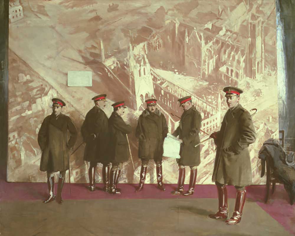 Mitarbeiter des kanadischen Hauptquartiers, 1918 from William Nicholson