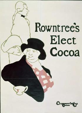 Plakatwerbung "Rowntrees Elect Cocoa", 1895
