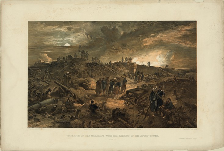 After the Taking of Malakoff on 8 September 1855 from William Simpson