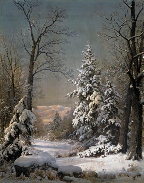 Schneebedeckte Bäume from William Trost Richards