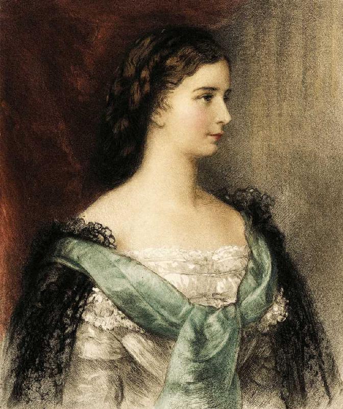 Portrait der Kaiserin Elisabeth von Österreich from William Unger