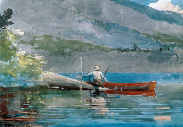 Das rote Kanu. from Winslow Homer