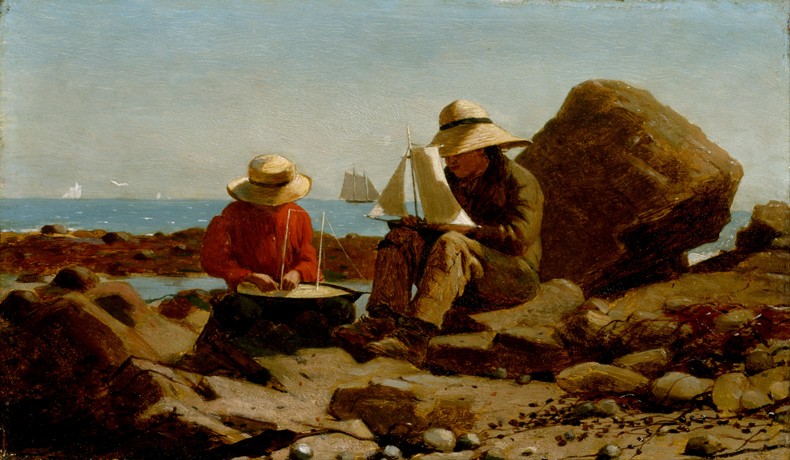 The Boat Builders from Winslow Homer