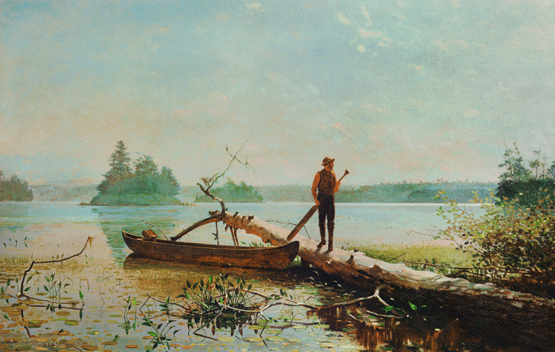 Winslow Homer, An Adirondack Lake from Winslow Homer