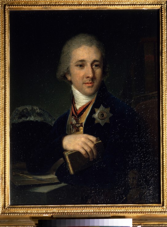 Portrait of the author, freemason Alexander Labzin (1766-1825) from Wladimir Lukitsch Borowikowski