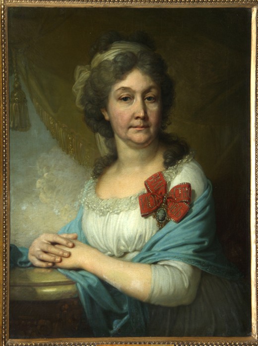 Portrait of baroness Varvara Vasilyeva from Wladimir Lukitsch Borowikowski