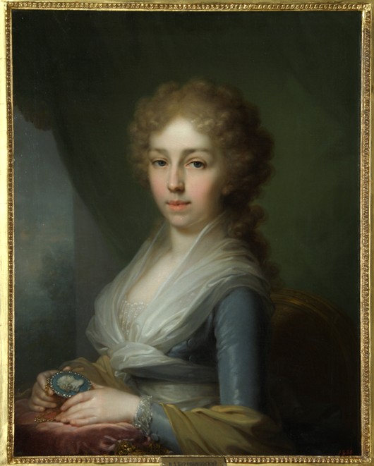 Portrait of Grand Duchess Elizabeth Alexeievna (1779-1826) from Wladimir Lukitsch Borowikowski