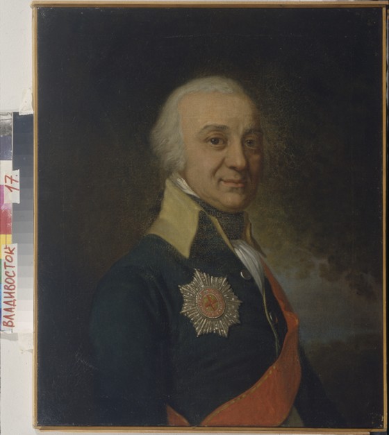 Portrait of the Pavel Stepanovich Runich (1747-1825) from Wladimir Lukitsch Borowikowski