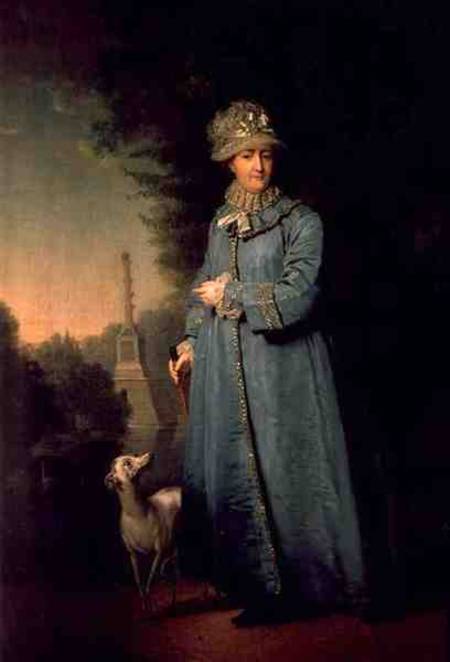 Portrait of Catherine II from Wladimir Lukitsch Borowikowski