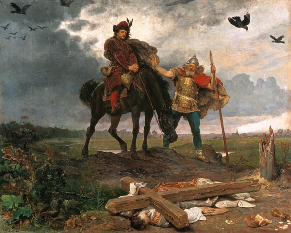 Kasimir I. von Polen (der Erneuerer) bei der Rückkehr nach Polen, from Wojciech Gerson