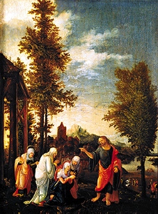 Christi Abschied von Maria. from Wolf Huber