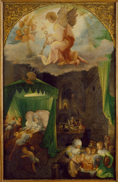 The Nativity of the Virgin from Wolf Huber