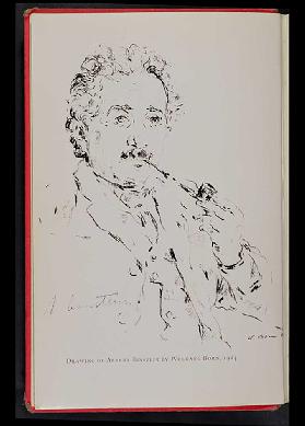Porträt von Albert Einstein (1879-1955) 1924