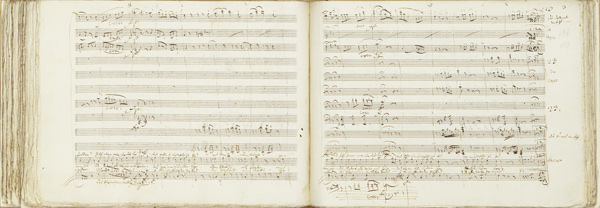Autograph copy of ''The Magic Flute'' from Wolfgang Amadeus Mozart