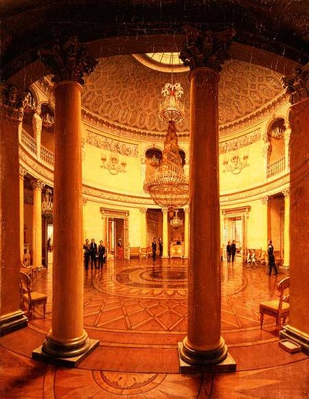 Interior of the Rotunda in the Winter Palace from Yefim Tukharinov