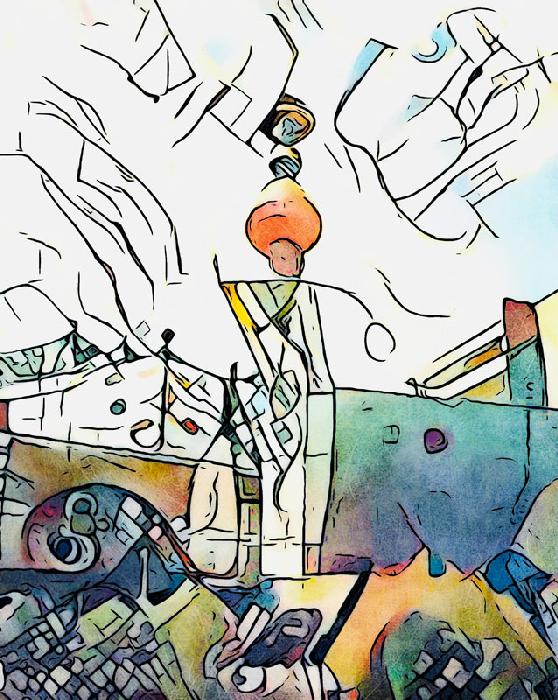 Kandinsky trifft Hundertwasser, Wien, Motiv 3 from zamart
