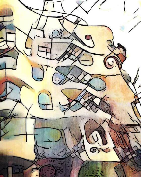 Kandinsky trifft Barcelona, Motiv 8 from zamart