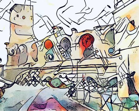 Kandinsky trifft Arles, Motiv 2